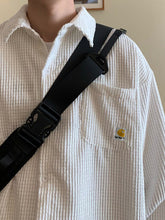 Camisa vintage de pana de manga larga para hombre